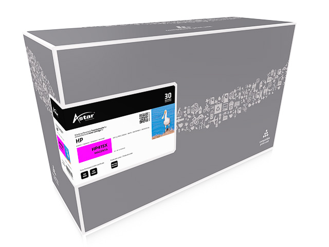 Toner Astar voor HP 415X W2033X 6.000 pag magenta