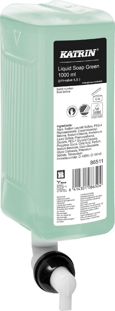 Vloeibare zeep Katrin Green 86511 1000ml