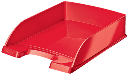 Brievenbak Leitz WOW PS A4 metallic rood