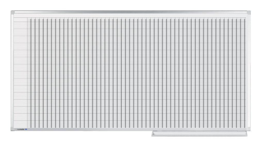 Whiteboard jaarplanner Legamaster Professional 100x200cm 75 items