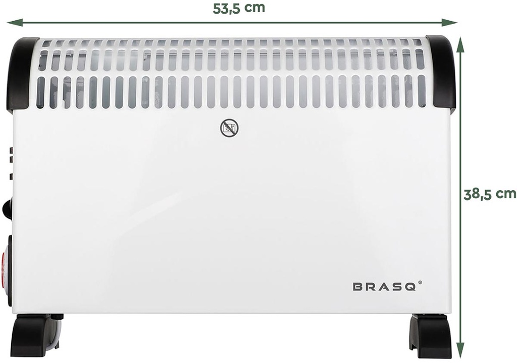 Convector verwarming Brasq CH100 wit