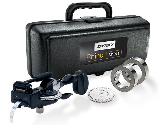 Dymo toestel Rhino M1011 embossing MET KOFFER