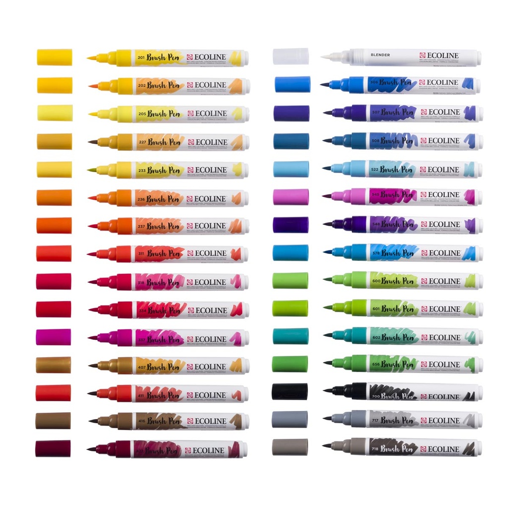 Brushpen Talens Ecoline Primaire set assorti (30)