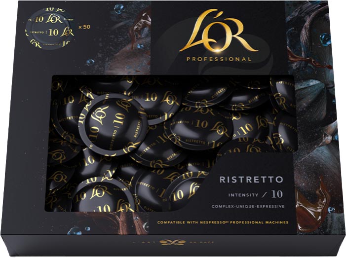 Koffiediscs Douwe Egberts L'or professional Intensity 10 Ristretto (50)