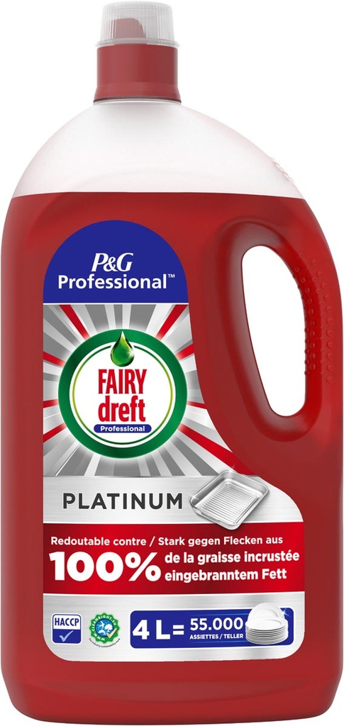 Afwasmiddel Dreft Professional Platinum fles 4L