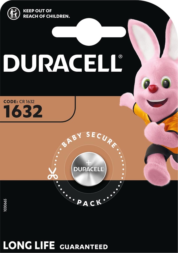 Knoopcelbatterij Duracell Specialty Electronics CR1632