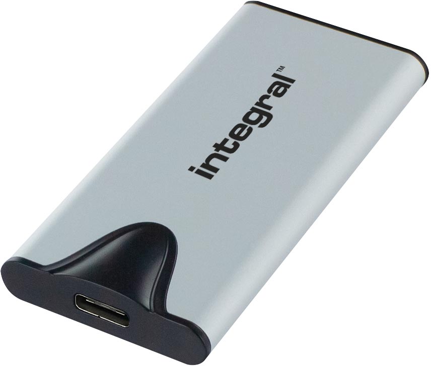 Harde schijf SSD draagbaar Integral SlimXpress Pro 500GB zilver