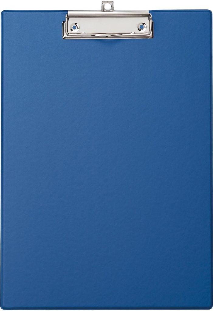 Klemplaat Maul Poly karton met PP folie A4 staand blauw