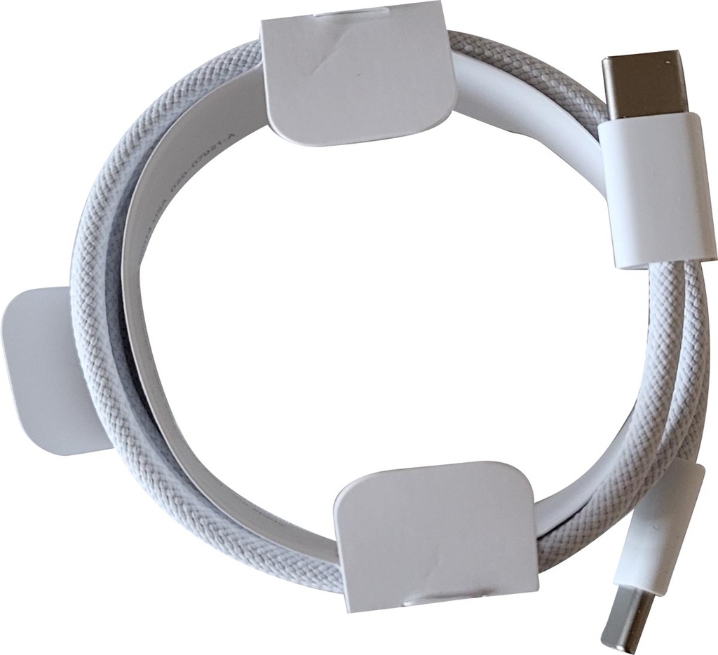 Kabel Apple USB-C naar USB-C lengte 1m 60W wit 