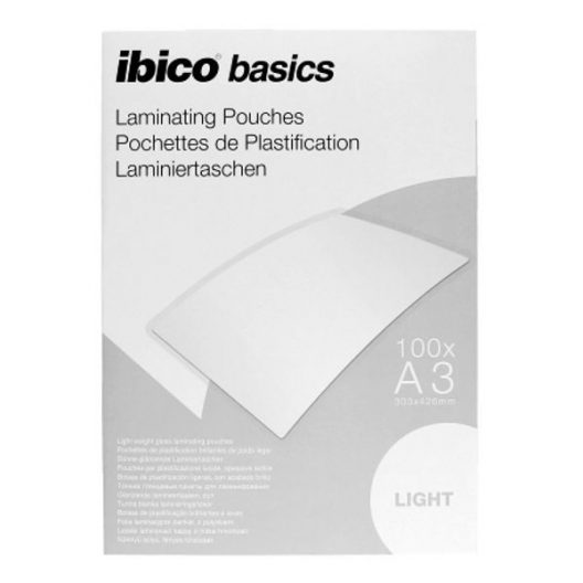 Lamineerhoes Ibico Basics Light Gloss A3 2x65 micron (100)