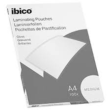 Lamineerhoes Ibico Basics Medium Gloss A4 2x80 micron (100)