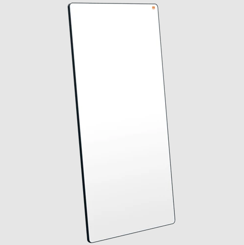 Whiteboard Nobo Move&Meet afneembaar en draagbaar 180x90cm frame zwart