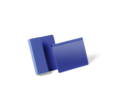 Documenthoes Durable A6 liggend 148x105mm met vouw blauw (50)