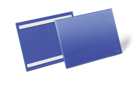 Documenthoes Durable A4 liggend 297x210mm zelfklevend blauw (50)