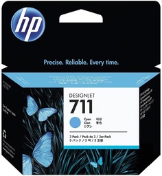 [HP-HPCZ134A] Cartridge HP Inkjet 711 DesignJet T120 3x29ml 3-pack (CY (cyaan))