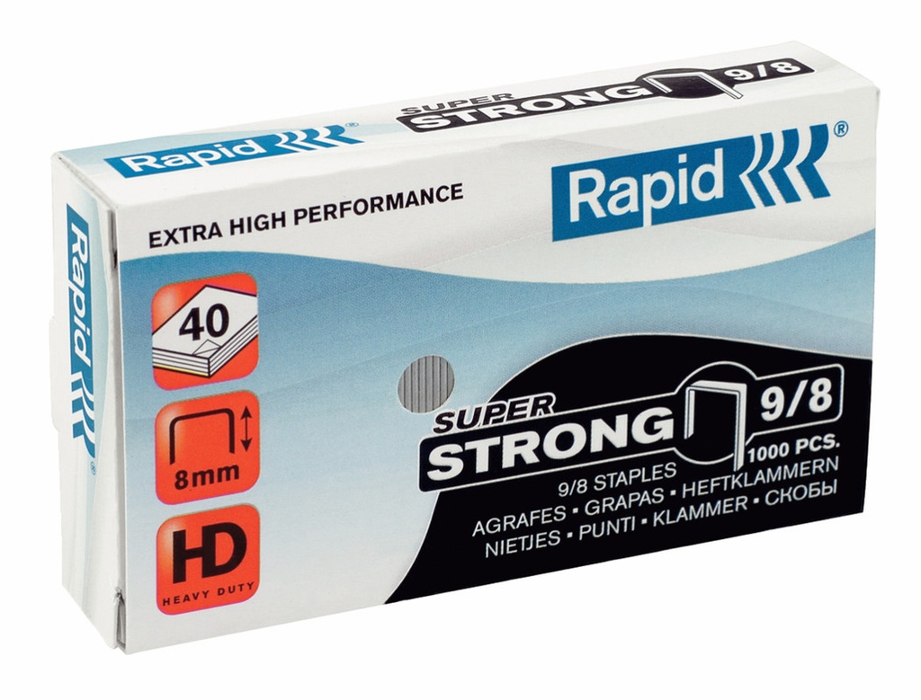 Nietjes Rapid Extra High Performance Super Strong 9/8 gegalvaniseerd (5000) (248710)