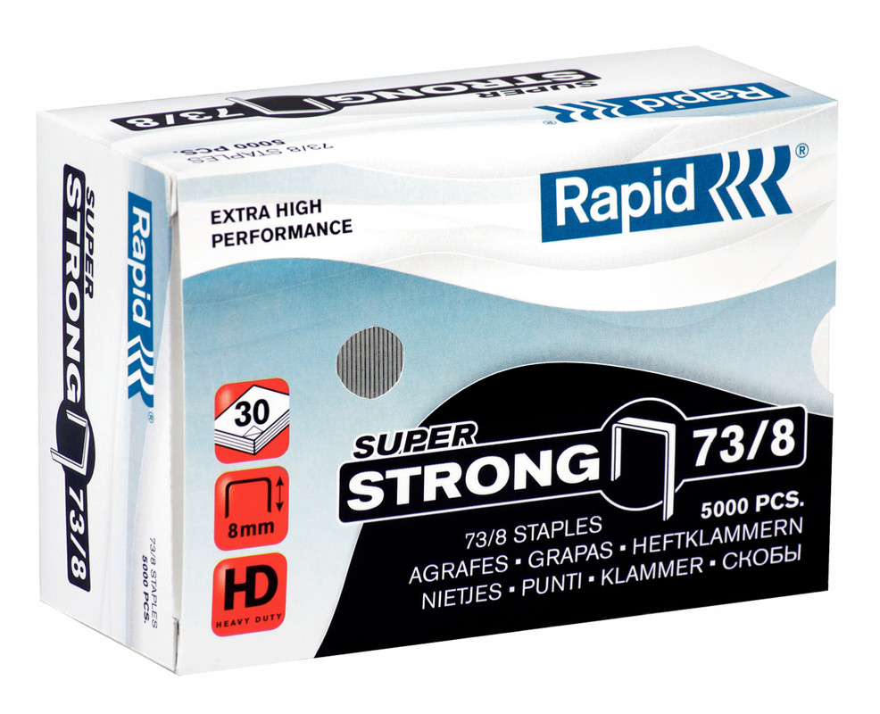 Nietjes Rapid Extra High Performance Super Strong 73/8 gegalvaniseerd (5000)