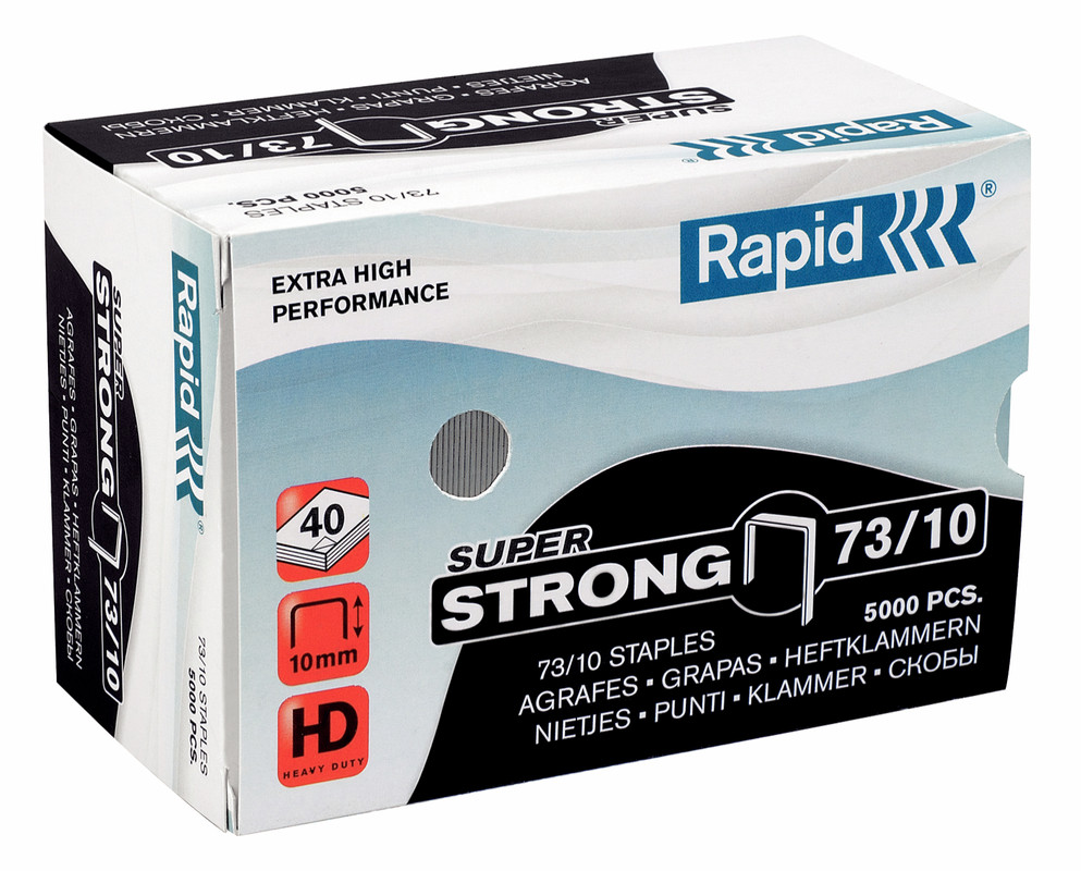 Nietjes Rapid Extra High Performance Super Strong 73/10 gegalvaniseerd (5000)