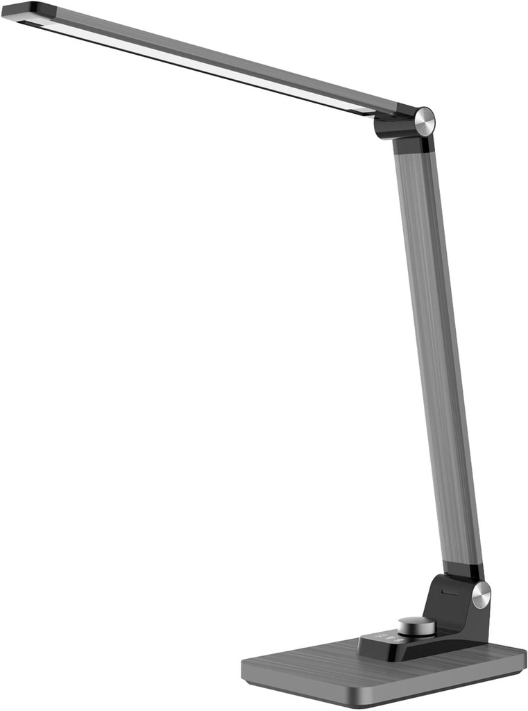 Bureaulamp Hansa Breeze LED dimbaar 2800-6000Kelvin 700lux grijs