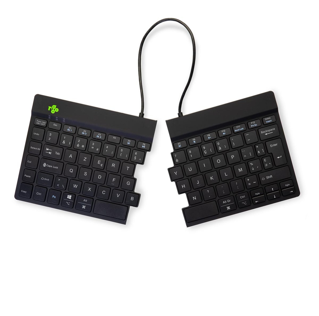 Ergonomisch toetsenbord R-Go Split Break Bluetooth AZERTY zwart