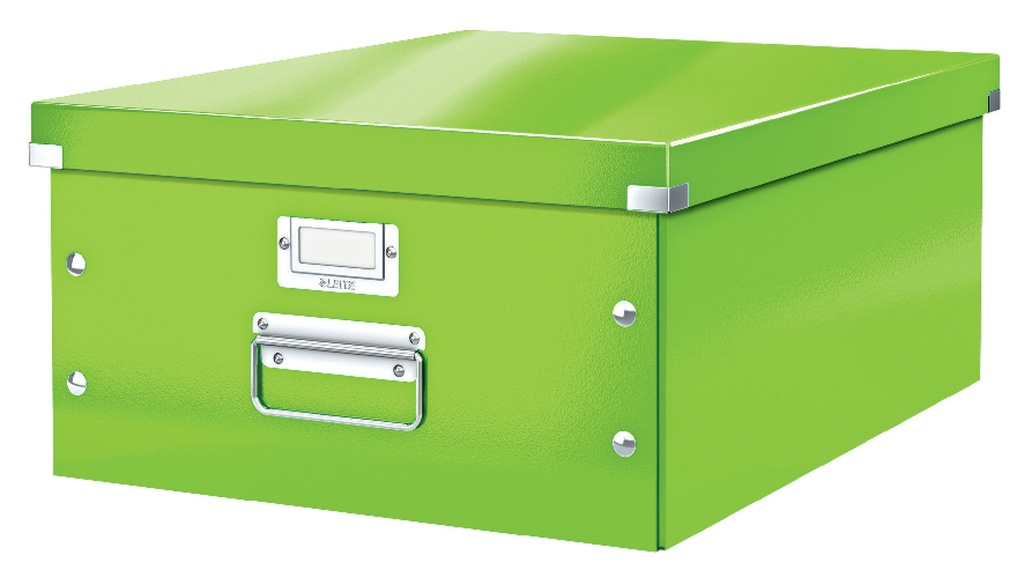 Opbergdoos Leitz Click&Store WOW PP A3 groen metallic