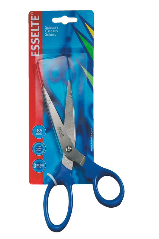 Schaar Esselte 185mm blauw