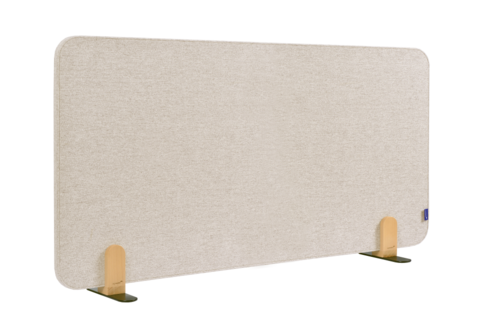 Akoestisch bureauscherm met houders Legamaster Elements 60x120cm Beige