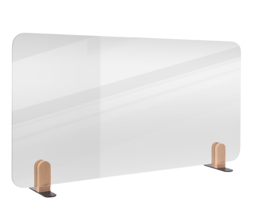 Bureauscherm met houders Legamaster Elements 60x120cm Doorzichtig