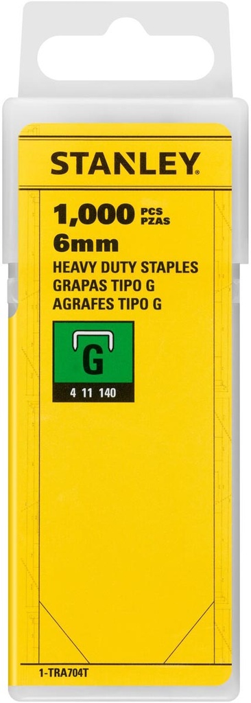 Nietjes Stanley type G 6mm (1000)