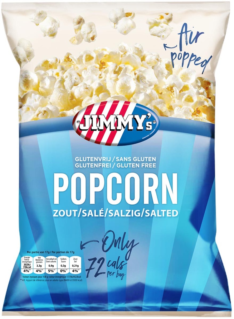 Popcorn Jimmy's zout zak 17g