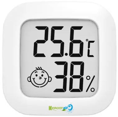 Digitale thermometer-hygrometer Kokoon Air Protect KAPTM03 wit