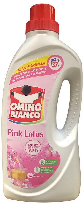 Wasmiddel Omino Bianco Pink Lotus 37 doseringen fles 1,48L