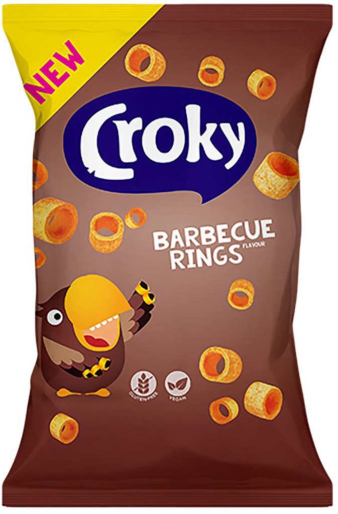 Chips Croky rings barbecue zakje 75g