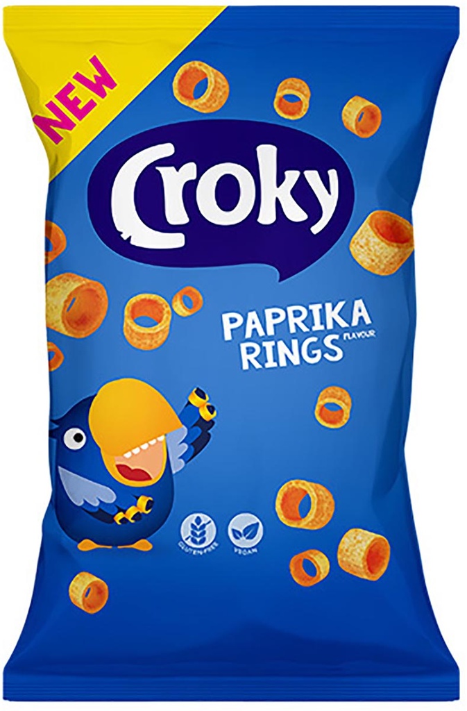 Chips Croky rings paprika zakje 75g