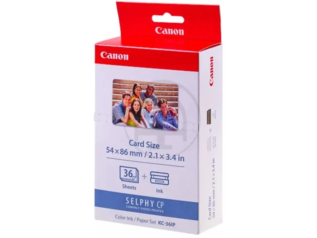 Canon Fotopapier + TTR 54x86mm 36 vel wit