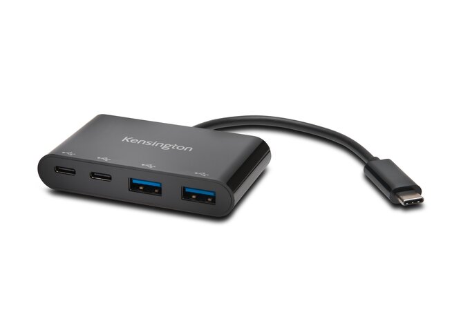 USB-C-hub Kensington met 2 USB-A en 2 USB-C poorten