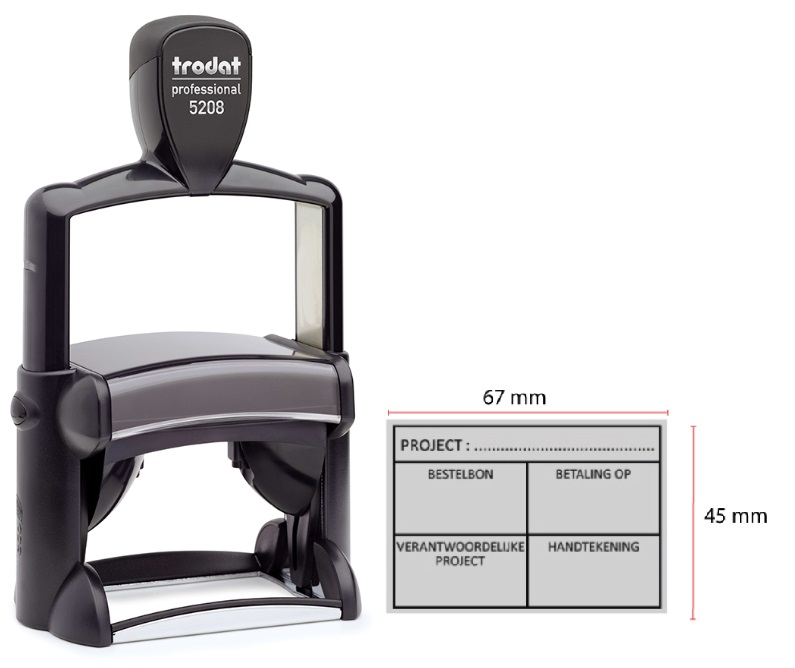 Trodat Professional 5208 + tekst