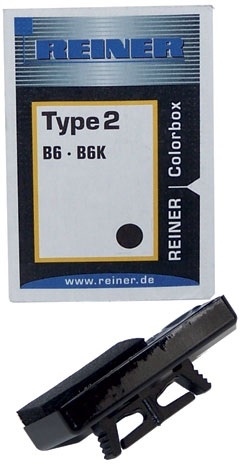 Reiner kussen Colorbox type 2 zwart 8 cijfers