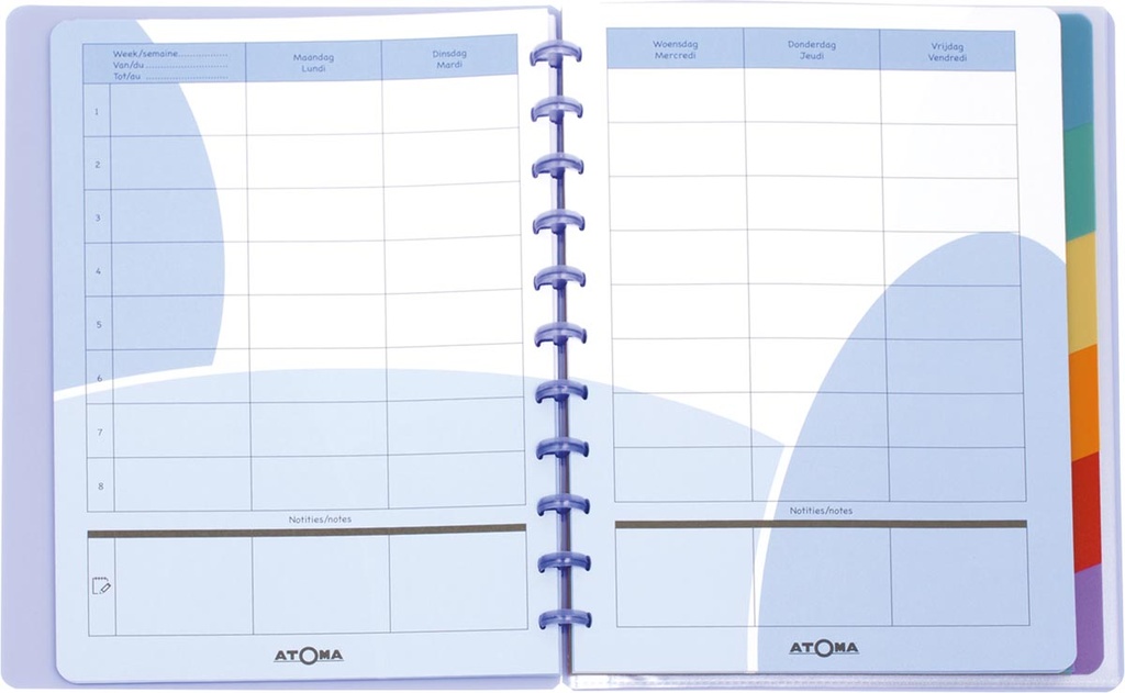 Lerarenagenda Atoma A4+ assorti 2025