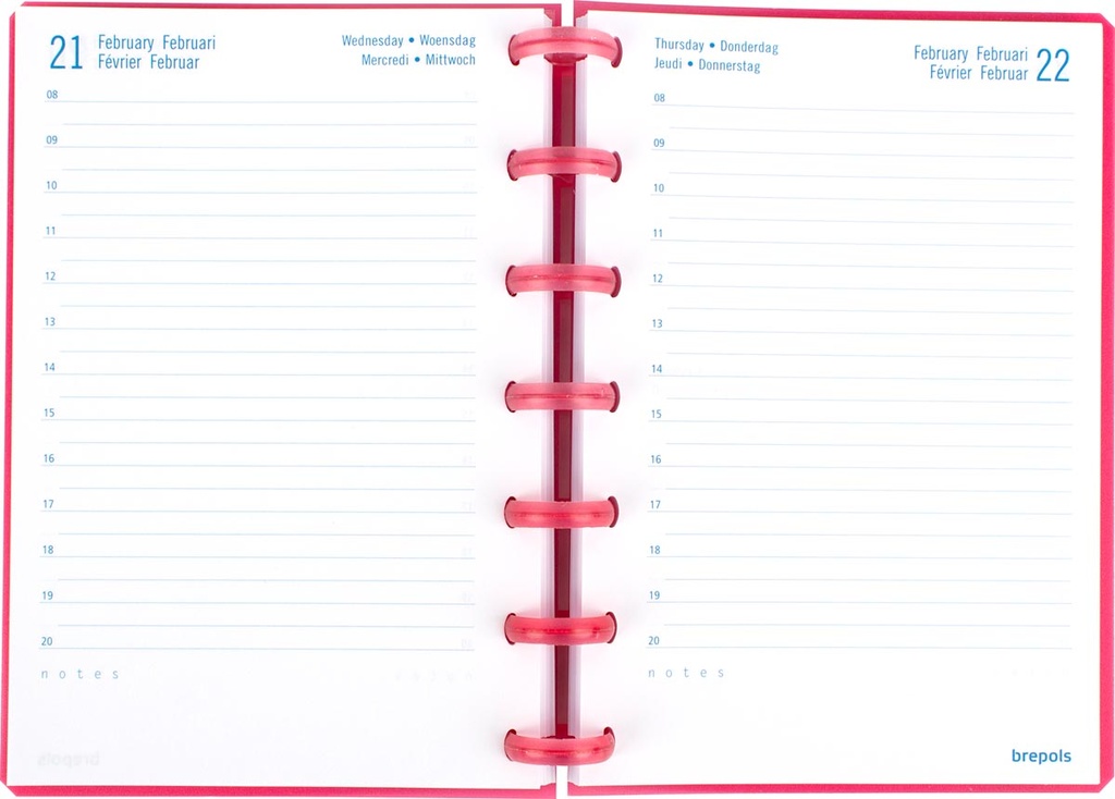 Schoolagenda Atoma 129x176mm assorti 2024-2025