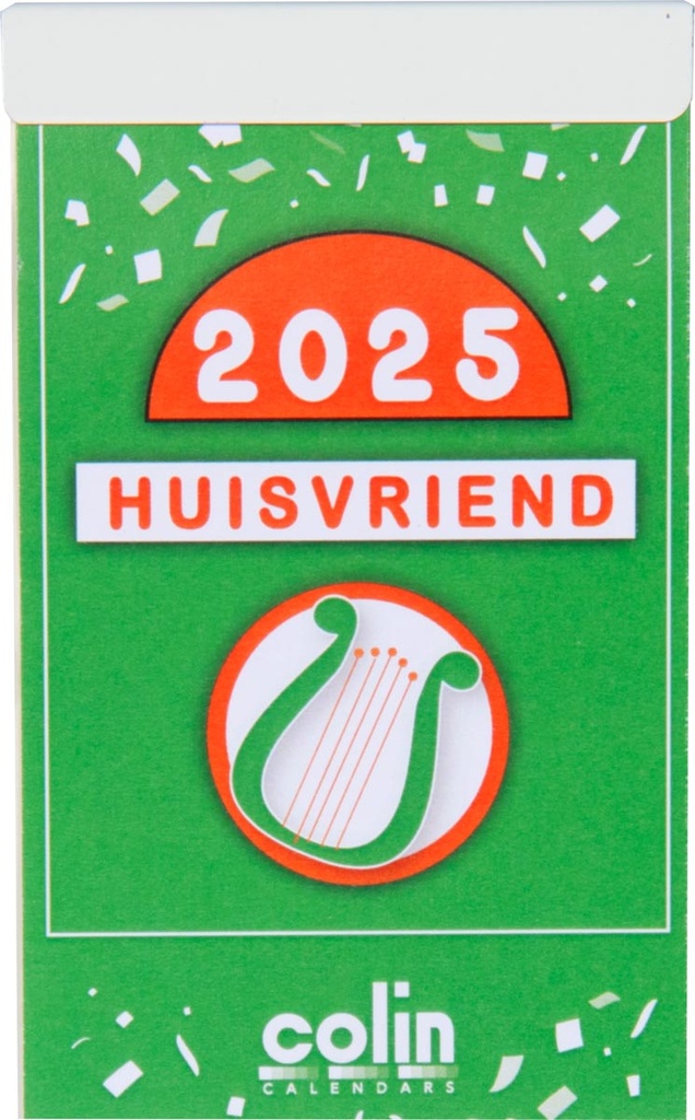 Scheurkalender "Huisvriend" 65x100mm NL 2025