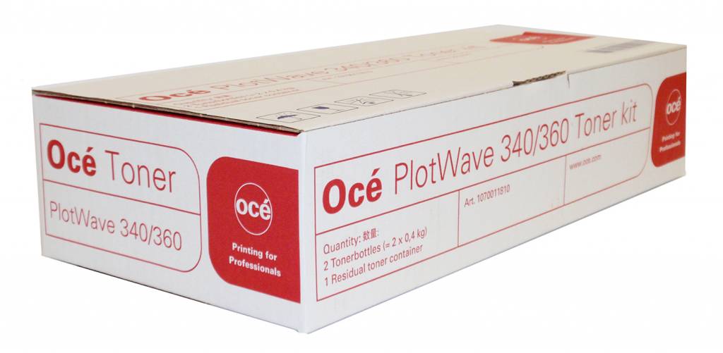 Toner Oce Plotter 1070011810 PlotWave 340 400g BK (2)