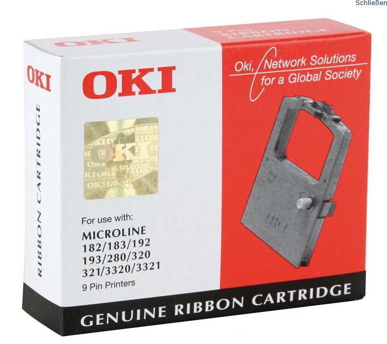 Lint Oki Stippenmatrix 09002303 Microline 182 3.000.000 karakters BK