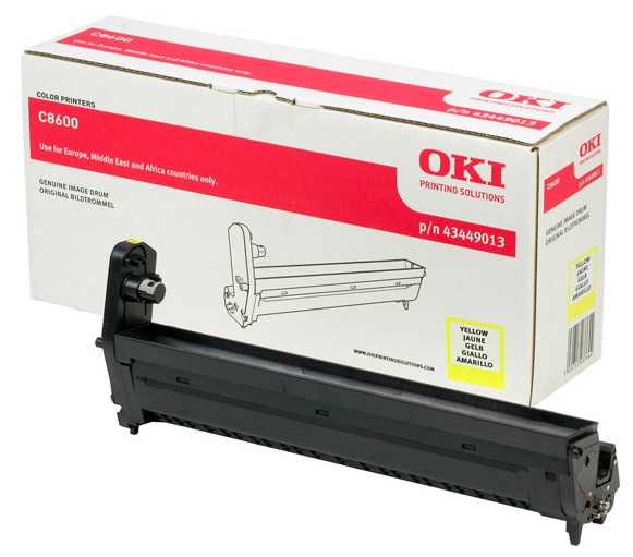 Drum Oki Color Laser 43449013 C8600cdtn 20.000 pag. YEL