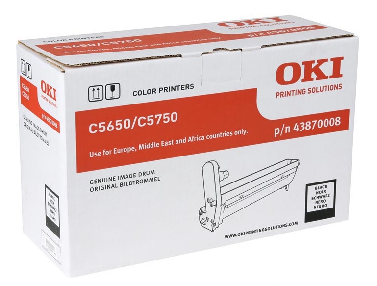 Drum Oki Color Laser 43870008 C5650dn 20.000 pag. BK