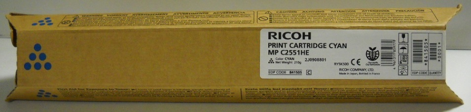 Toner Ricoh Color Laser 841505 Aficio MP C300 9.500 pag. CY (842064/842468)