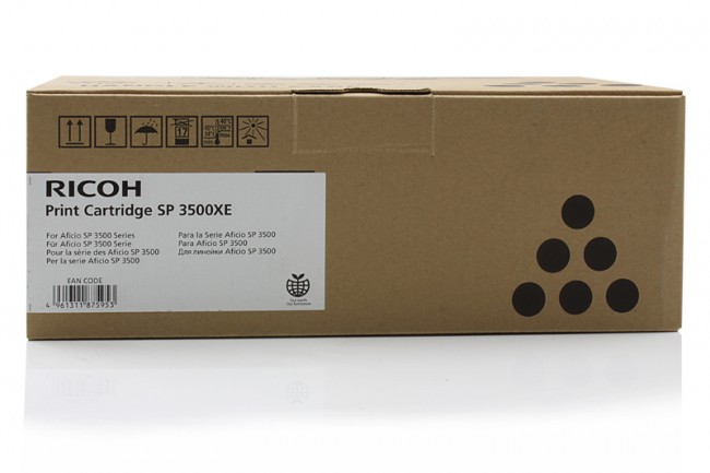 Toner Ricoh Mono Laser 406990 Aficio SP 3500DN 6.400 pag. BK (407646)