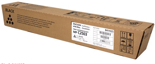 Toner Ricoh Color Laser 841925 Aficio MP C2003SP 15.000 pag. BK