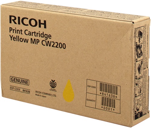 Toner Ricoh Color Laser 841638 Aficio MP CW2200SP 100ml YEL