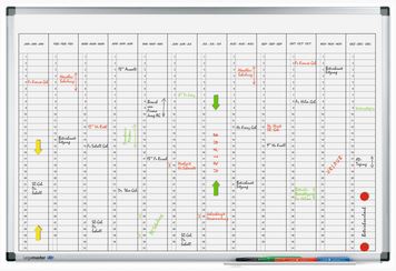 Jaarplanner Legamaster Premium verticaal 60x90cm